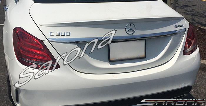Custom Mercedes C Class  Sedan Trunk Wing (2015 - 2018) - $190.00 (Part #MB-109-TW)